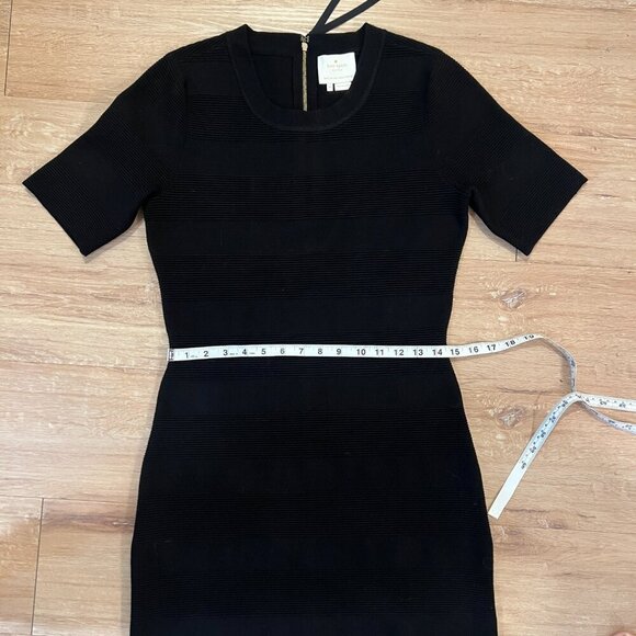 Kate Spade New York textured stripe sheath dress in Black Size - Medium - Picture 12 of 12